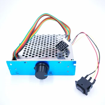 

50PCS PWM Speed Controller Digital Display 0~100% Adjustable Drive Module Input MAX60A 12V 24V DC Motor Speed Controller Module