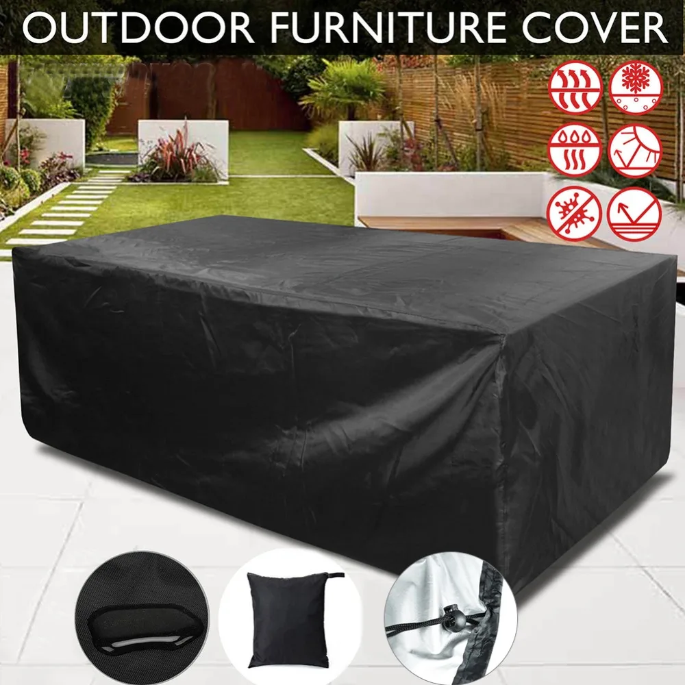 Patio Cover Essort Large Capacity Outdoor Sectional Furniture Cover Table And Chair Seat Lounge Porch Sofa Covers Waterproof D All Purpose Covers Aliexpress