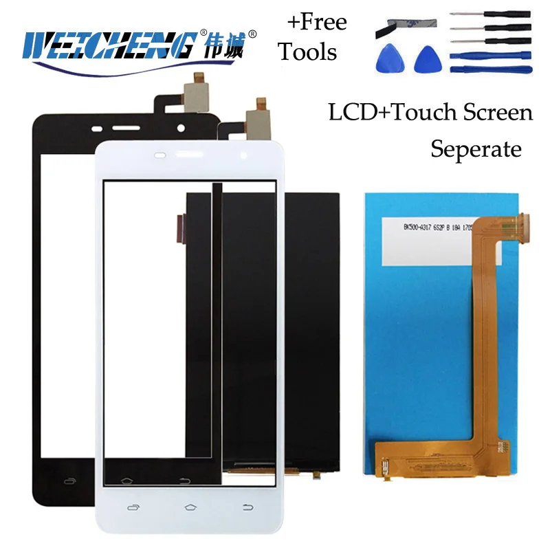 

WEICHENG For Nomi i5010 LCD Display+Touch Screen Assembly Replacement for i5010 phone lcd+free Tools+Adhesive