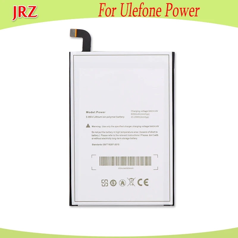 

For UleFone Power Battery 6050mAh High Quality Batterie Bateria Accumulator