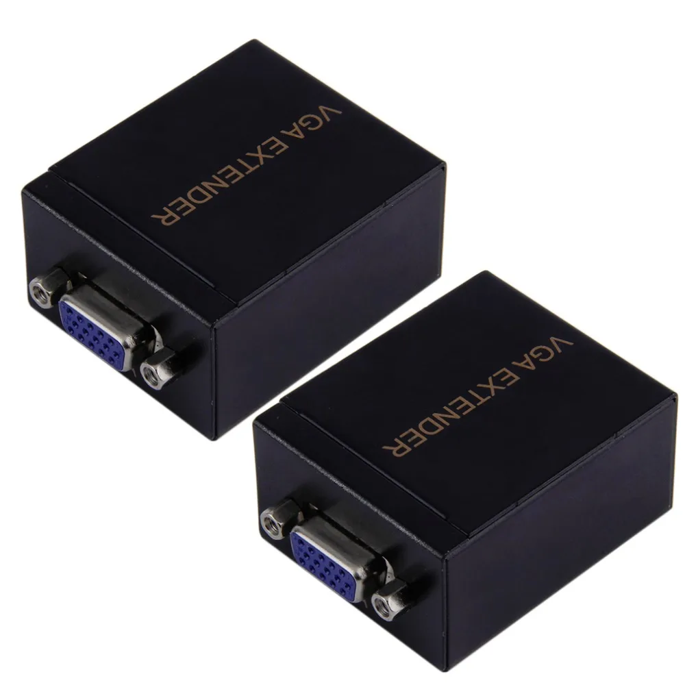 60M VGA Signal to RJ45 Signal Extender Transmitter Receiver