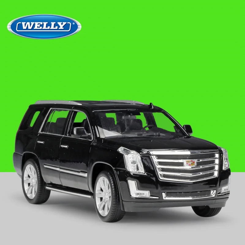 1:24 Welly Cadillac Escalade SUV литая модель автомобиля