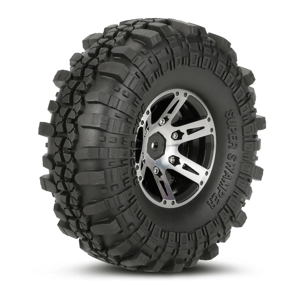 4Pcs AUSTAR AX-4020 1,9 Zoll 110mm 1//10 Rock Crawler Reifen mit Beadlock