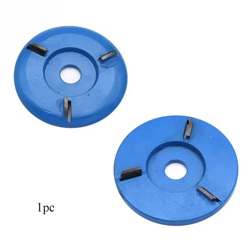 90 мм диаметр 16 мм диаметр сверла красный синий мощность резьба по дереву диск угловая шлифовальная машина вложение Многофункциональный трехзуб фреза