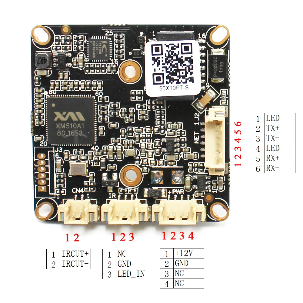 AHWVSE 2MP 1080P сетевая ip-камера модуль PCB с IRCUT XMEYE APP Hi3518E чип ночного видения CMOS камера cctv с датчиком доска
