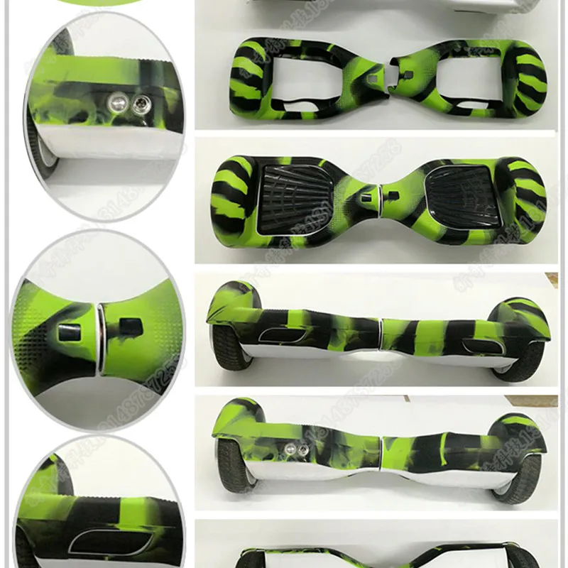 Silicone case with zipper for 6.5inch two wheels hoverboard scooter cover skin Silicone case with zipper for 6.5inch two wheels hoverboard scooter cover skin