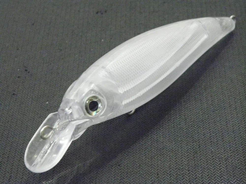 Isca de Pesca sem Pintura Através do Corpo Wlure Oscilação Lenta Construção Resistente Crankbait Upm525p10 10 Fio 14 cm 3 Esporte e Lazer