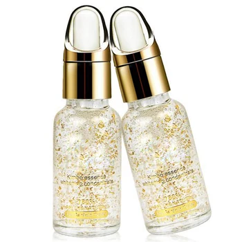 Aqiong 24k Pure Gold Foil Essence Hyaluronic Acid Liquid Face Cream Whitening Moisturizing Anti-Aging Anti-redness Serum 20ml