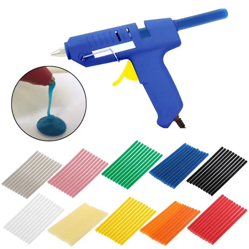 

10Pcs 11*200mm Clear Colorful Hot Melt Glue Sticks Vintage Sealing Wax Envelope Invitation Stamp Security Packaging Repair Tool