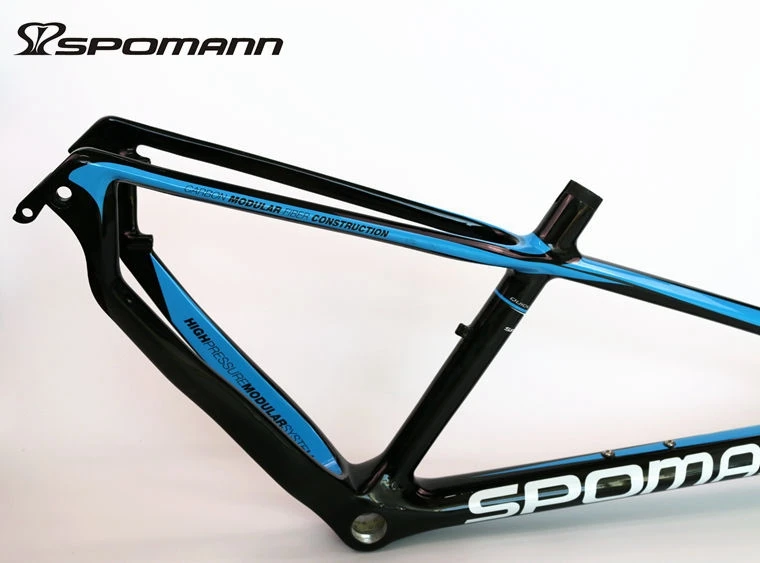 Excellent New SPOMANN 27.5*15/17/19" inch Mountain bike UD full carbon fibre thru axle bicycle frames MTB 27.5er parts+headsets Free ship 4