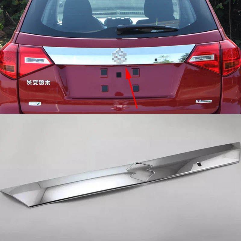 

Car Styling ABS Car Modified Dedicated Tailgate Trim Chrome Cover Protection For Suzuki Vitra 2016