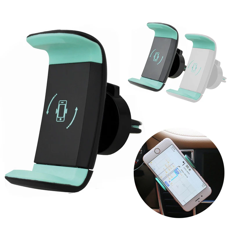 Universal Phone Holder For iPhone X XR XS Max 8 7 6 6s plus 360 Degree Rotation GPS Car Cell Phone Air Vent Mount Stand Holder