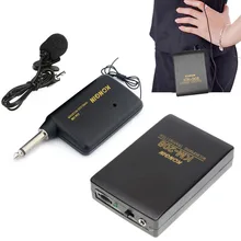 Портативный мини зажим для галстука микрофон беспроводной приемник беспроводной микрофон Колонка телефон адаптер передатчик