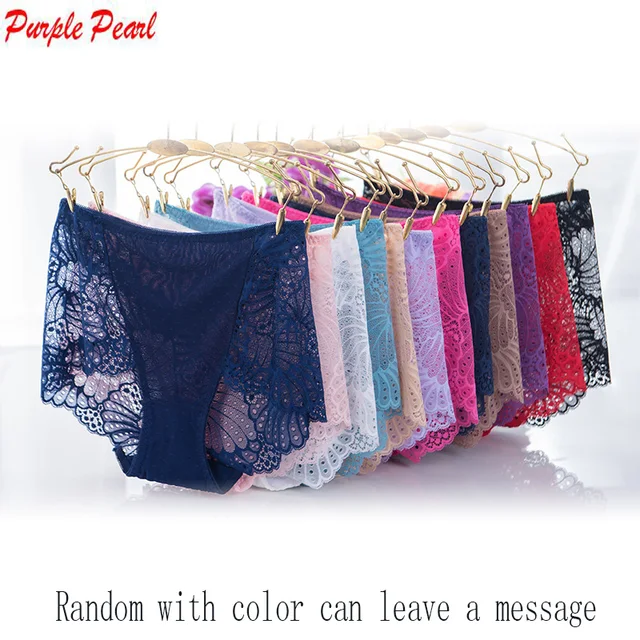 Disc KJA54 Hot Sale Women Brand Underwear Panties Women's High Waist Intimates Underpants Ladies Sexy Lingerie Full Lace Briefs  