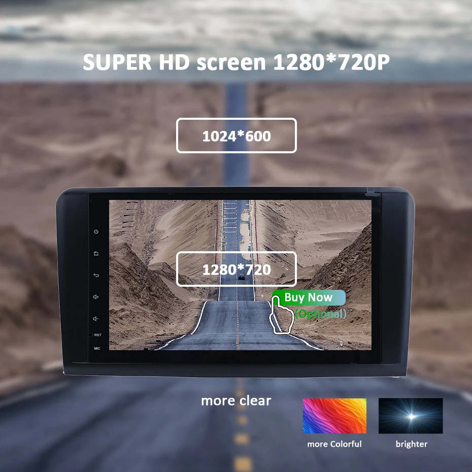 Perfect Android 9.0 4G 64G car GPS For Mercedes Benz ML GL W164 ML350 ML500 GL320 X164 ML280 GL350 GL450 radio stereo navigation NO DVD 6