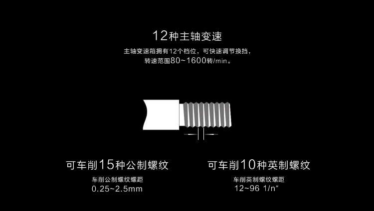 CITIE Handan CTC 280 промышленные токарные станки бытовой токарный станок небольшой станок металлический токарный станок