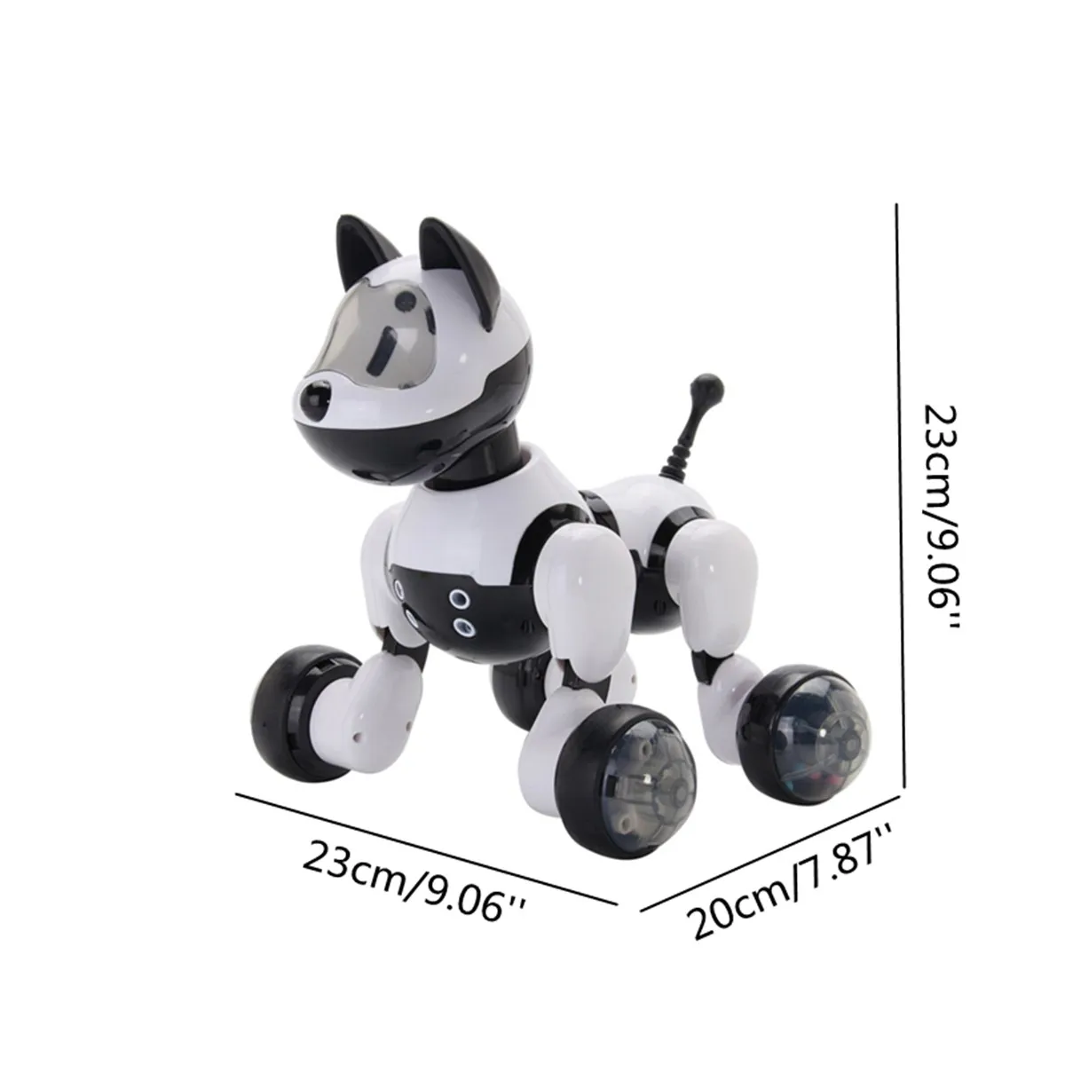 Умный Танцующий Робот собака электронные игрушечные зверушки с музыкой свет голосового управления Бесплатный режим поет Смарт собака