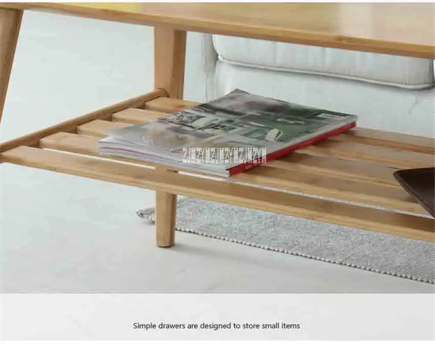 ZT-180325 Современный внутренний диван боковая мебель для журнального столика гостиная прямоугольная бамбуковая коробка чайный столик с