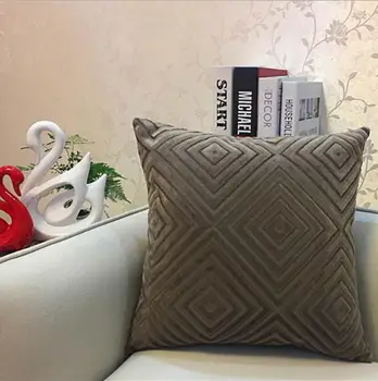 

Fyjafon 2pcs Pillow Case Velvet Pillowcase Decorative Pillow Case Solid Cushion Cover Pillow Cover 45*45/55*55