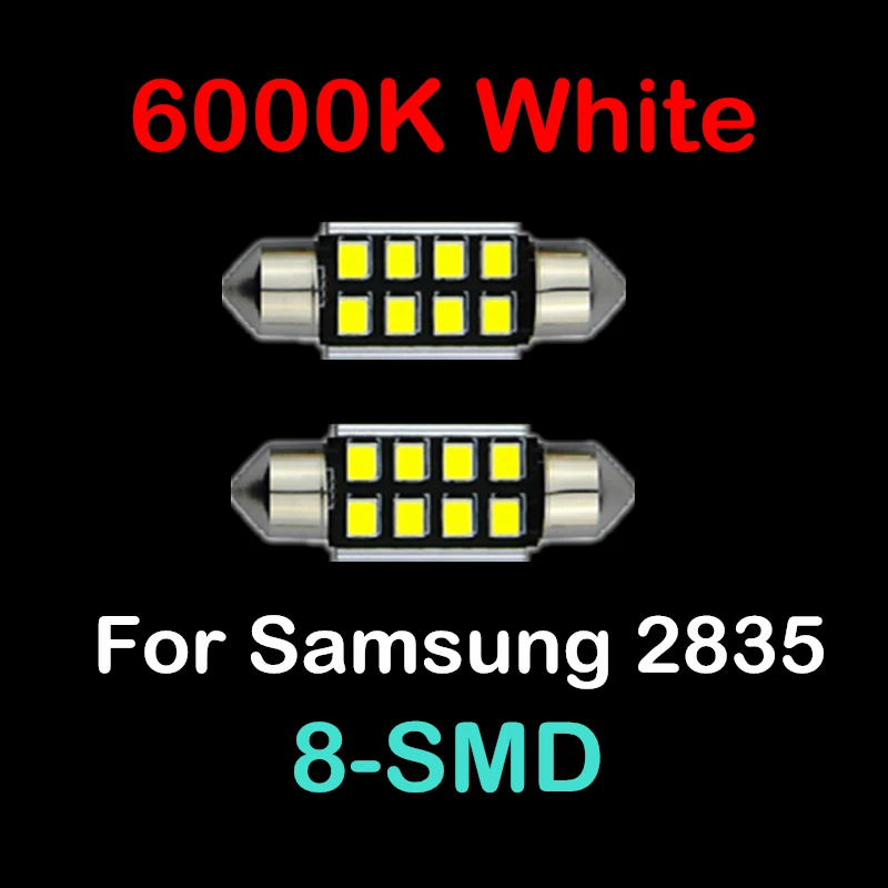 Wljh 2 шт. Canbus 2835SMD LED 39 мм гирлянда 239 C5W 272 нет eeror свет для mercedes benz c класса w202 W203 W204