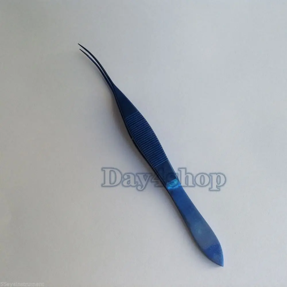 

Ophthalmic surgical 1PC Titanium Curved Tying Forcep 102mm ophthalmic eye surgical instrument
