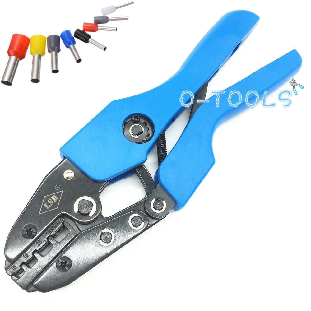Crimping Tube 8-2AWG Ratcheting Wire Terminal Crimper Plier Tool For 10-35mm² 