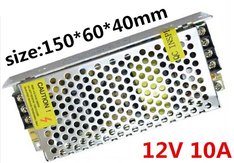 

AC 120W 10A DC12V Power Supply led Lighting transformer Voltage The for RGB Strip Light Driver Switching Strip light power suply