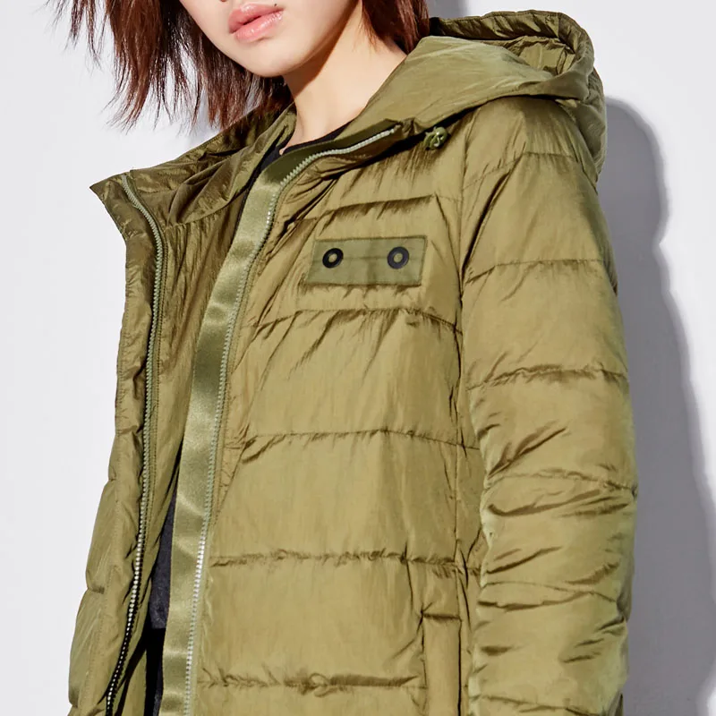 De Manteau Blanc Couvert Canard 90 noir Duvet 2018 Hiver Légères Mode Bouton army La Manteaux Femmes Amii Green Hoodies Veste Beige Cw8qX4q