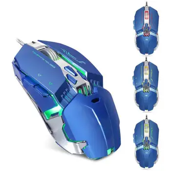 

Adjustable Wired Gaming Mouse 8 Button 3200 DPI LED Optical USB Computer Mouse For Pro laptop desktop video game