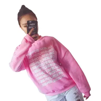 

#4 Women's Fashion The New Women Letter Print Long Sleeve Tracksuit Blouse Top