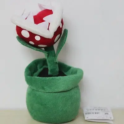 

Super Mario Bros Plush Piranha Plant Soft Toy Nintendo Stuffed Animal Doll 8IN