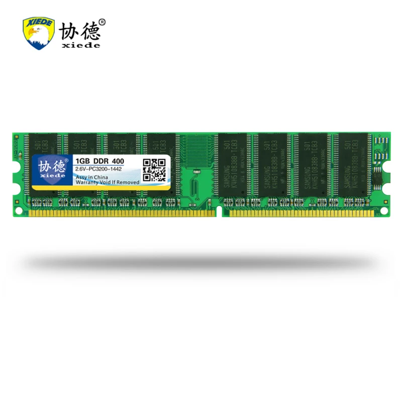 Xiede DDR 400/PC3200 PC2700 512 МБ 1 ГБ настольный ПК ram модуль памяти DDR400 400 МГц/333 МГц/266 МГц PC-3200 184Pin