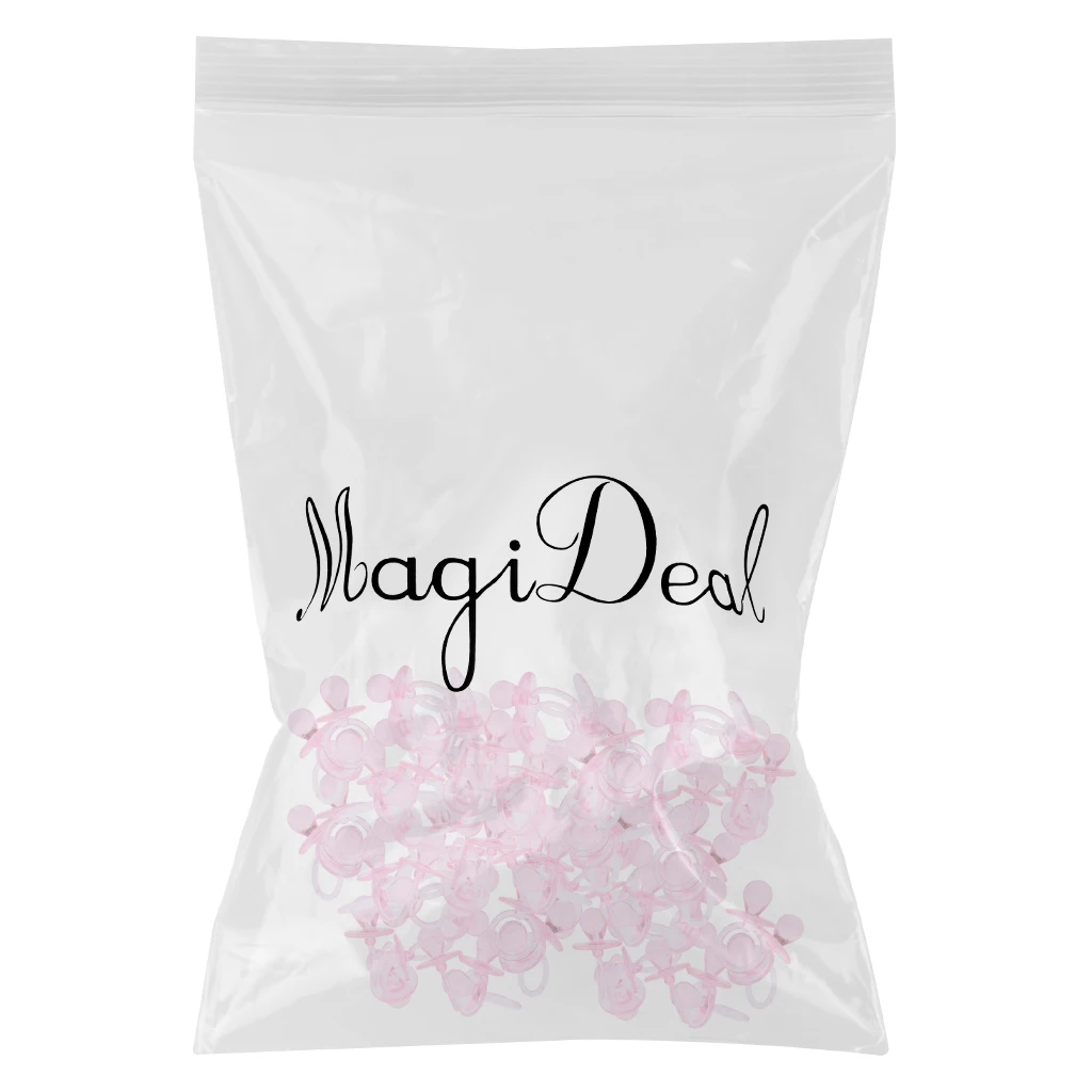 144x Mini Pacifier Charm Table Scatter Gender Reveal Decor Baby Shower Gift Bag Fillers Christenings Party Table Decorations