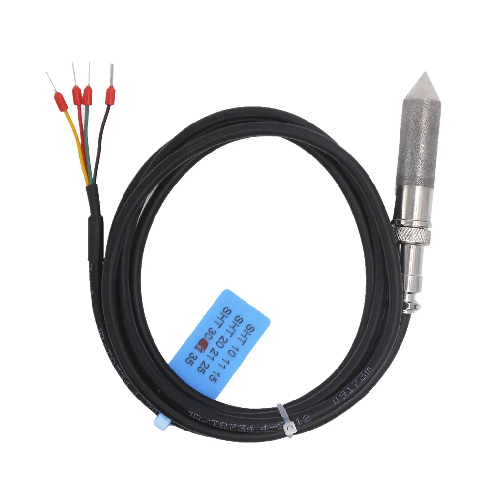 

cable length OEM SHT10 SHT11 SHT15 SHT20 SHT21 SHT25 SHT30 SHT31 SHT35 IIC Soil temperature and humidity sensor probe 1 meter