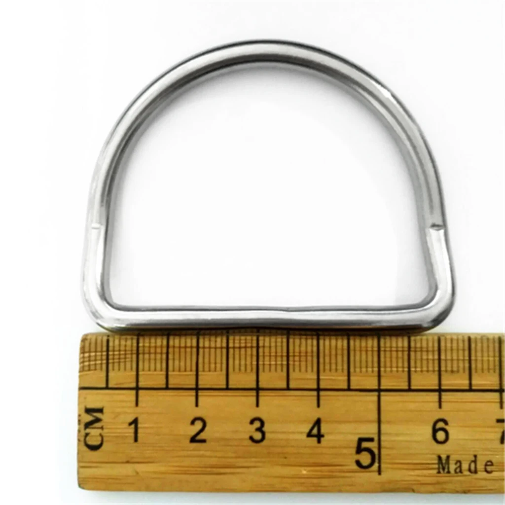 

Durable Diving Scuba Bent D Ring for 2''/50mm Webbing Belts 316 Stainless Steel Scuba Bent D Ring Diving Accessories