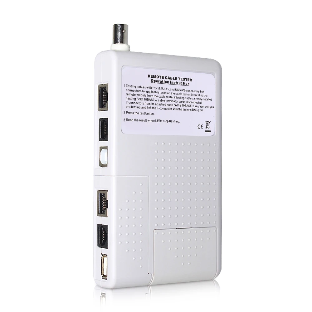 Cena Nowa przenośna sieć ethernet tester kabli zdalna RJ11 RJ45 USB BNC LAN dla UTP STP LAN kable Tracker detektor Kit