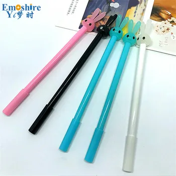 

New Wholesale Cartoon Cute Gel Pen Cute Rabbit Jelly Modeling Gel Pen Student Stationery Rollerball Pen C070