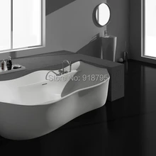 2050x880x630 мм твердая поверхность камень CUPC одобренная Ванна прямоугольная отдельно стоящая Corian матовая или глянцевая отделка Ванна RS6537B