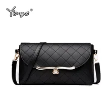 Бренд YBYT, новинка, сумки через плечо с замком, сумки через плечо, ромбовидная решетка, женская сумка, Джокер, для отдыха, черная вечерняя сумка