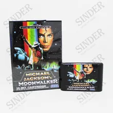 Micheal Джексон Moonwalker EUR/JAP стиль 16 бит MD игровая карта для sega Mega Drive и Genesis