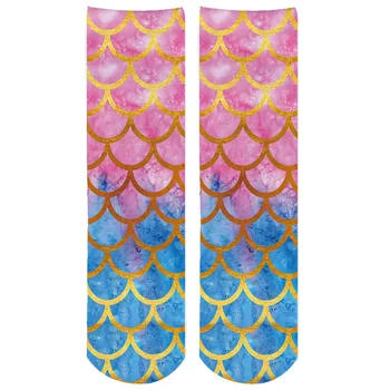 

Scale color 3d print socks 2018 drop-shipping wholesales 38cm length