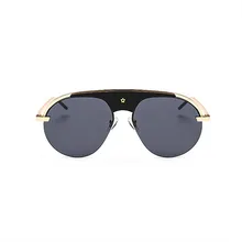 Новая мода Для мужчин и Для женщин солнцезащитные очки уникальный дизайн металлического каркаса Повседневное простые зеркальные очки лягушка UV400,, распродажа