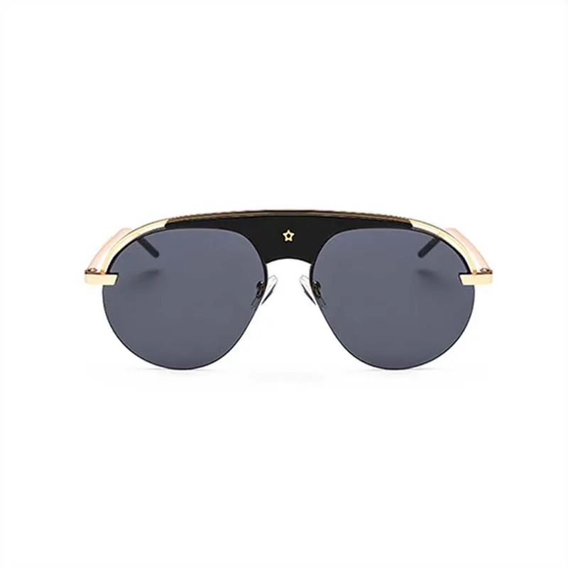 

New Fashion Men And Women Sunglasses Unique Metal Frame Design Casual Simple Frog Mirror UV400 Free Shipping Sale