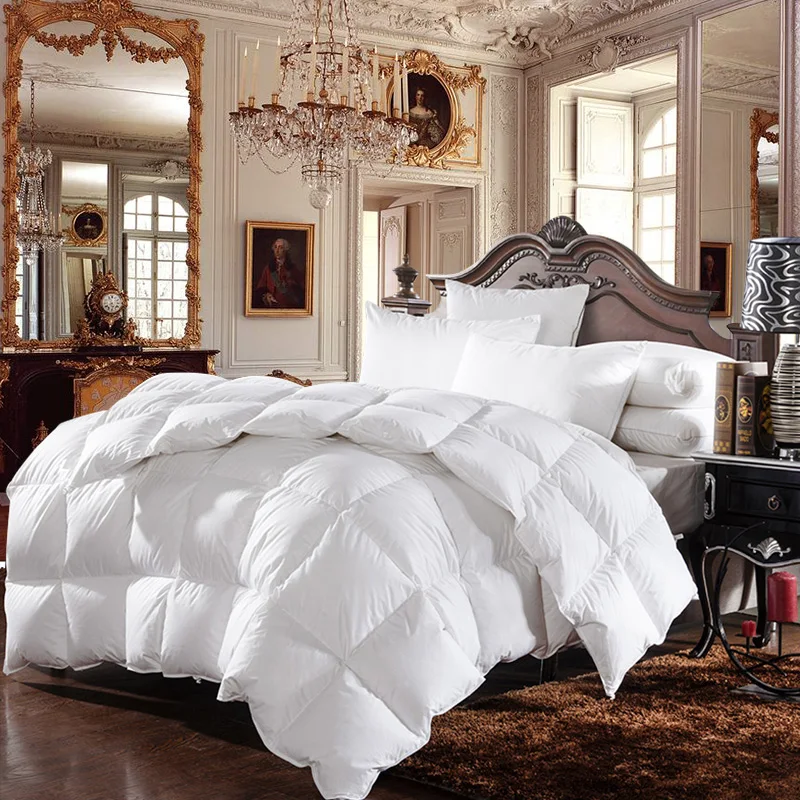 King Quilted 90White Goose Down 1200g Filling Comforter Duvet insert