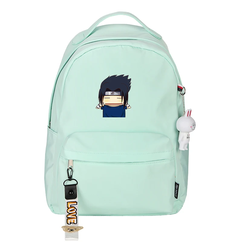 Популярный японский Наруто Саске Хатаке Какаши Косплей мужской рюкзак аниме школьные сумки нейлоновый рюкзак для ноутбука Наруто рюкзак - Цвет: 15