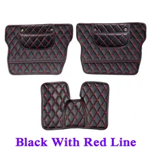 Car Styling 3 шт. кожа спинки сиденья Анти Удар коврики для Jeep Compass- анти-ребенок- пэд покрытие внутренних Accerossies