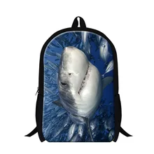 Dispalang niños mochilas escolares para los adolescentes delfines animales tiburón impresión mochila para hombres mujeres bolsa de hombro bolsa de libros para niños
