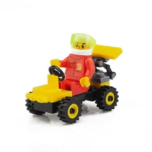1 Conjunto de Construção de Construção de Brinquedos Carro Modelo de Construção Kits Brinquedos Educativos Passatempos para Crianças do jardim de Infância Presentes