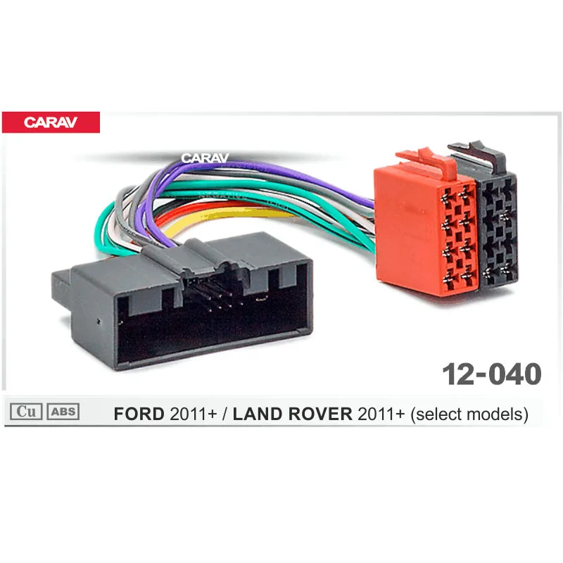 CARAV 12-040 iso радио адаптер для FORD 2011+(отдельные модели)/для LAND ROVER 2011+ жгут проводов разъем стереоадаптер Кабельный разъем