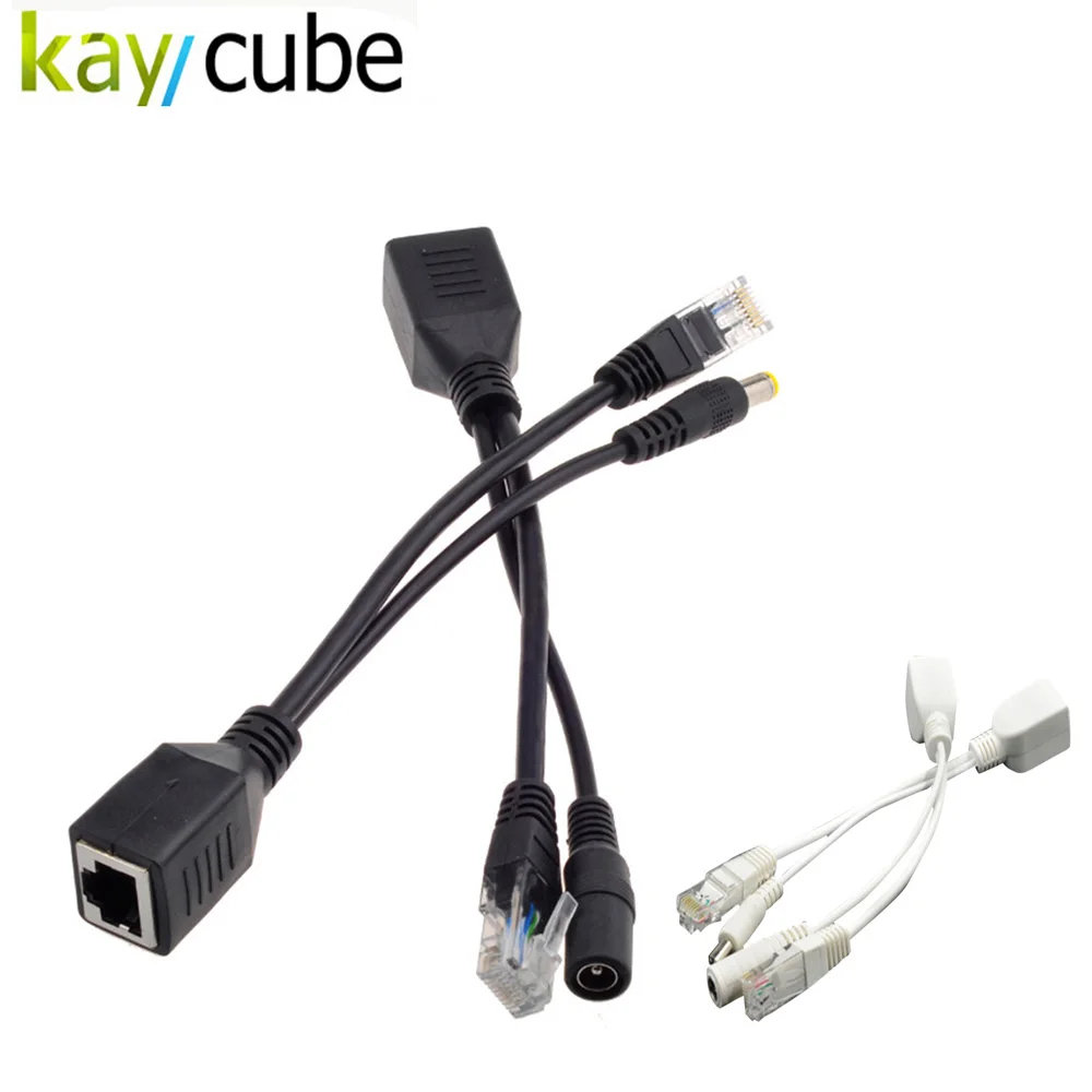 Адаптер PoE с пассивным питанием через Ethernet Форсунка комплектом разветвителей POE